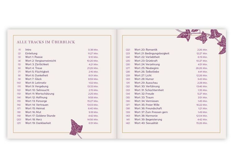 Produktbild: 50 W&ouml;rter f&uuml;r Liebe. H&ouml;rbuch