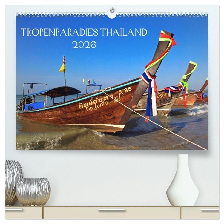 Produktbild: Tropenparadies Thailand 2026 (hochwertiger Premium Wandkalender 2026 DIN A2 quer), Kunstdruck in Hochglanz