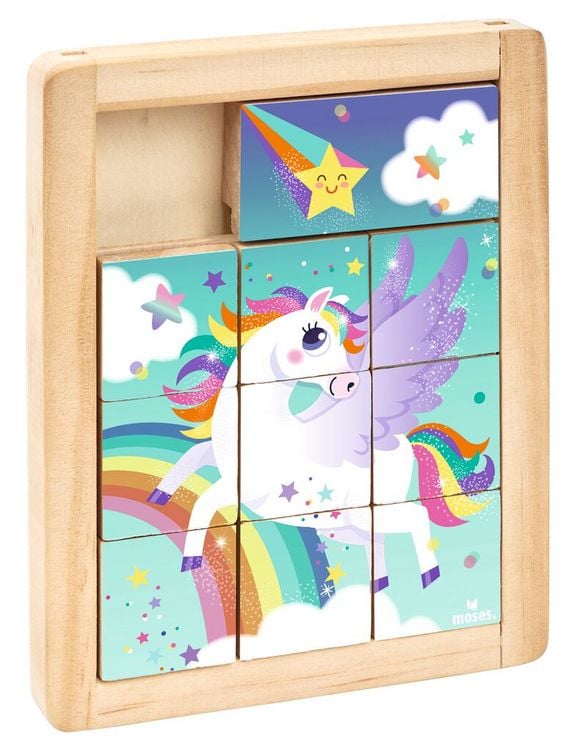 Produktbild: Kleine Schiebepuzzle aus Holz