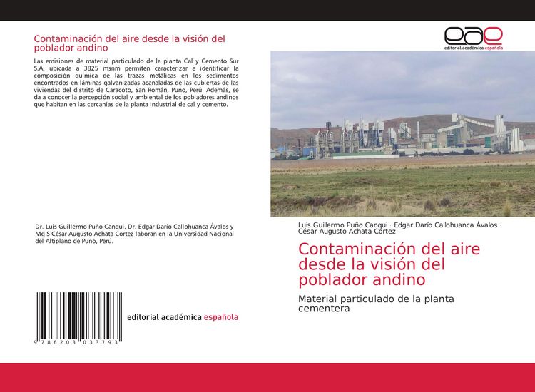 Produktbild: Contaminaci&oacute;n del aire desde la visi&oacute;n del poblador andino
