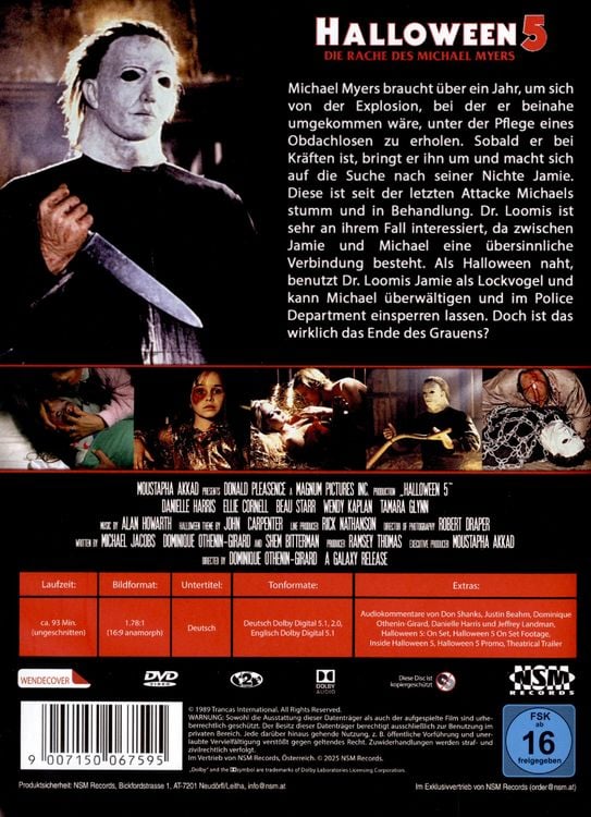 Produktbild: Halloween 5 - Die Rache des Michael Myers