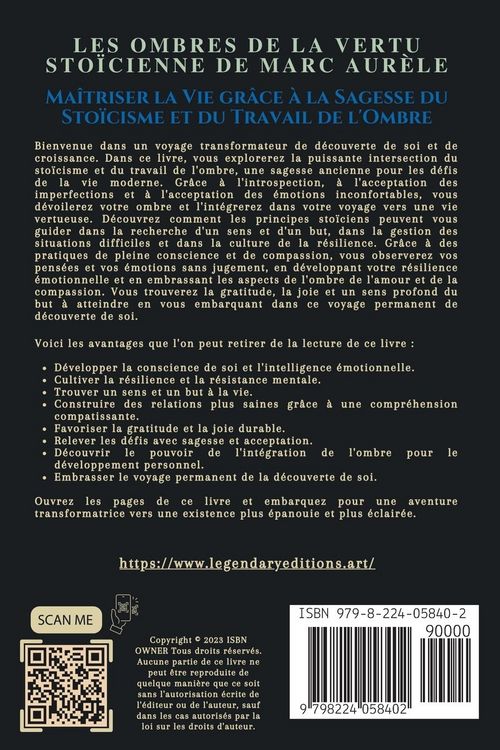 Produktbild: Les Ombres de la Vertu Sto&iuml;cienne de Marc Aur&egrave;le