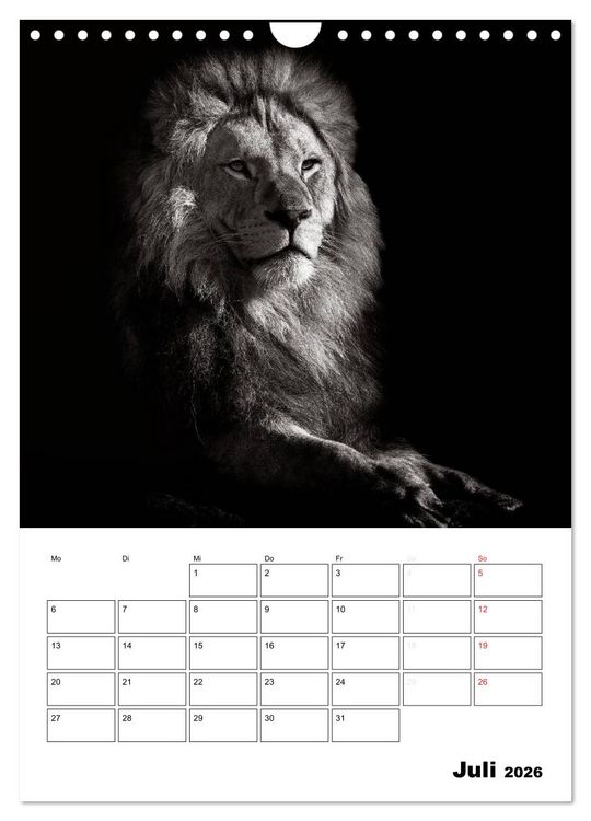 Produktbild: Charakterk&ouml;pfe aus der Welt der Tiere (Wandkalender 2026 DIN A4 hoch), CALVENDO Monatskalender