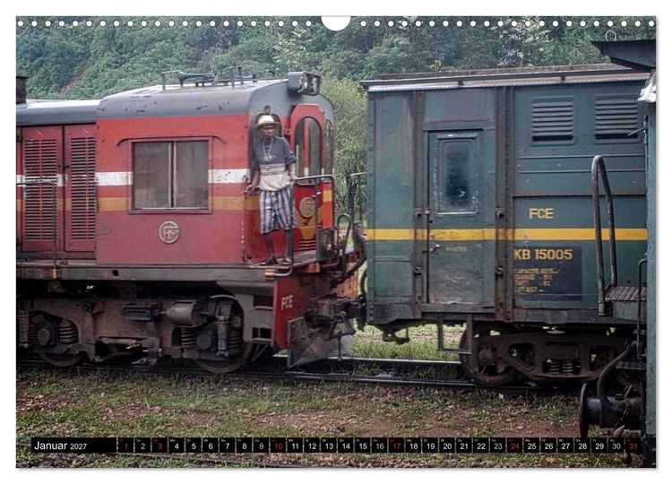 Produktbild: Mit der Eisenbahn durch Madagaskar (Wandkalender 2027 DIN A3 quer), CALVENDO Monatskalender