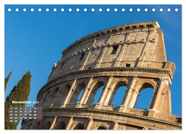 Produktbild: Bella Roma- Ewige Sch&ouml;nheit (Tischkalender 2027 DIN A5 quer), CALVENDO Monatskalender