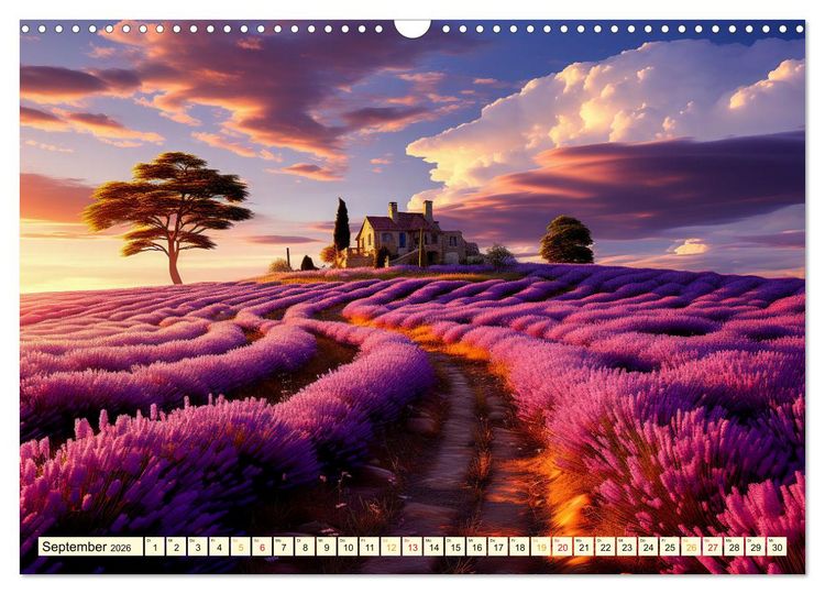 Produktbild: Provence Urlaubstr&auml;ume (Wandkalender 2026 DIN A3 quer), CALVENDO Monatskalender