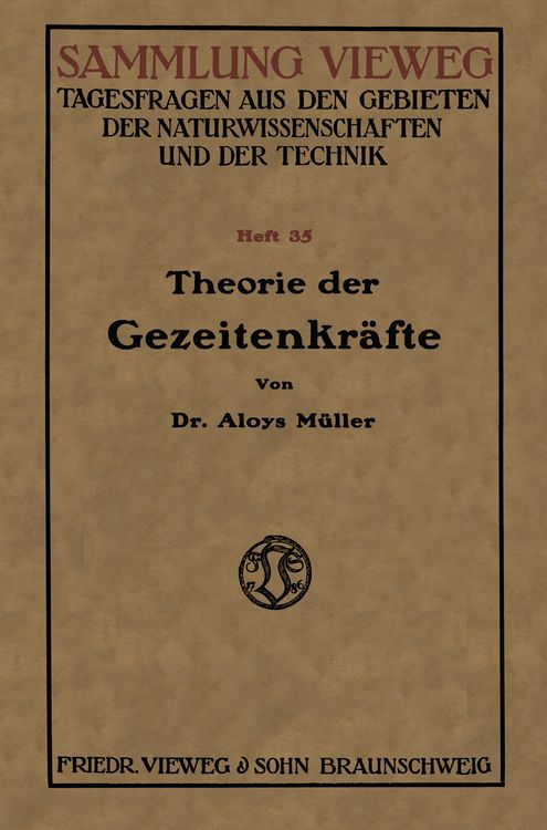 Produktbild: Theorie der Gezeitenkr&auml;fte