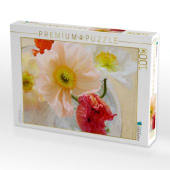 Produktbild: CALVENDO Puzzle Mohnbl&uuml;ten in der Vase | 1000 Teile Lege-Gr&ouml;&szlig;e 64x48cm Foto-Puzzle f&uuml;r gl&uuml;ckliche Stunden