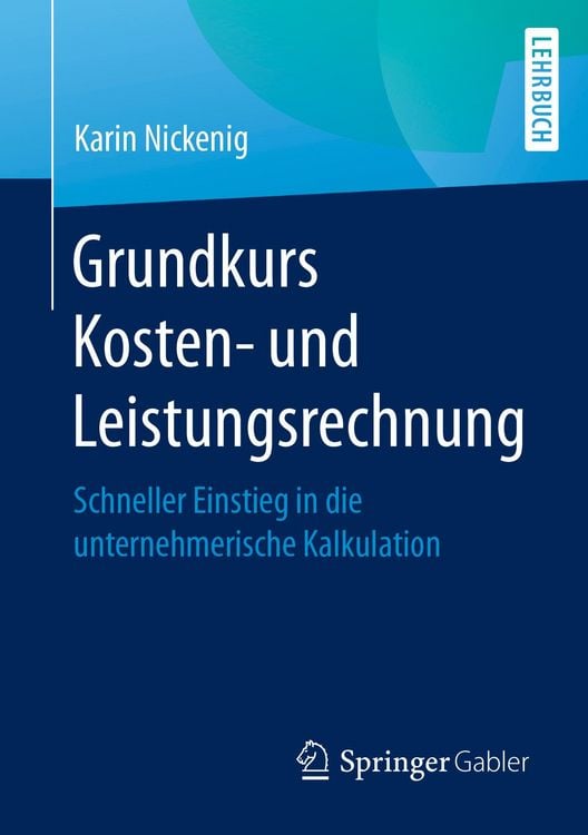 Produktbild: Grundkurs Kosten- und Leistungsrechnung