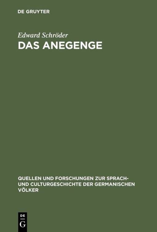 Produktbild: Das Anegenge