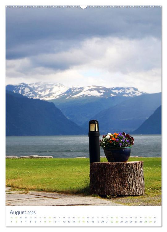 Produktbild: Norwegen - Unterwegs im Fjordland (hochwertiger Premium Wandkalender 2026 DIN A2 hoch), Kunstdruck in Hochglanz