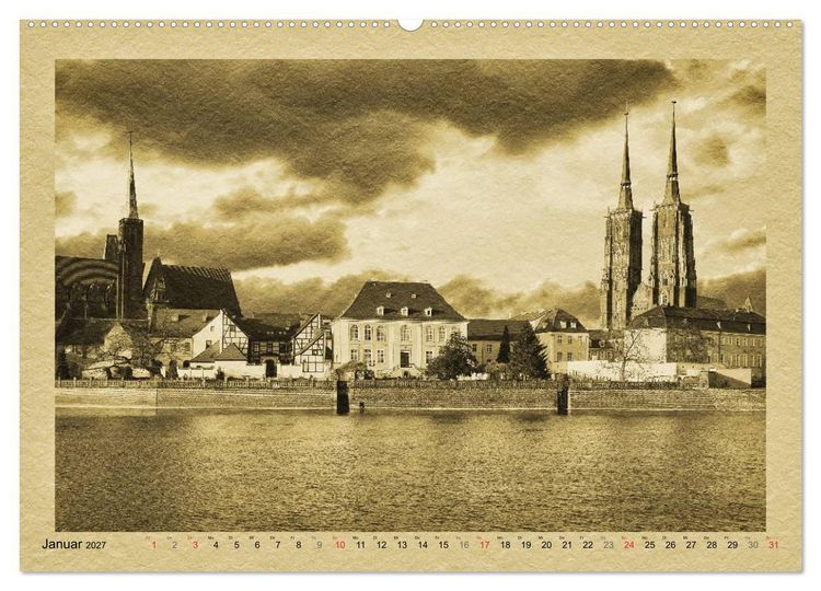Produktbild: Polen &ndash; Ein Kalender im Zeitungsstil (Wandkalender 2027 DIN A2 quer), CALVENDO Monatskalender