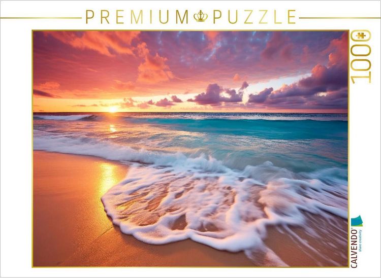 CALVENDO Puzzle Sonnenuntergang | 1000 Teile | Foto-Puzzle Premium | Lege-Größe 64x48 Cm | Für Erwachsene