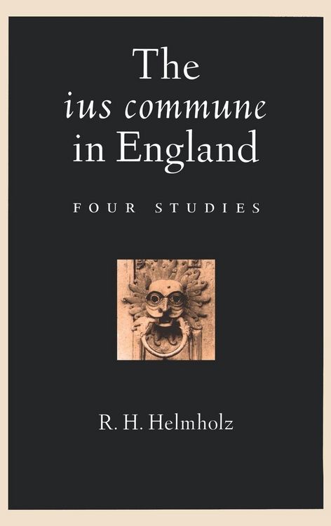Produktbild: The Ius Commune in England