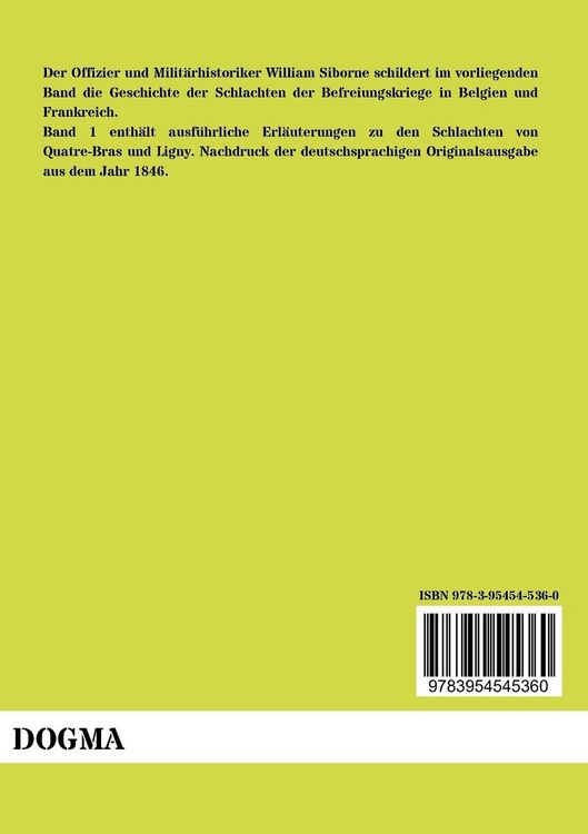 Produktbild: Geschichte des Krieges in Frankreich und Belgien im Jahre 1815