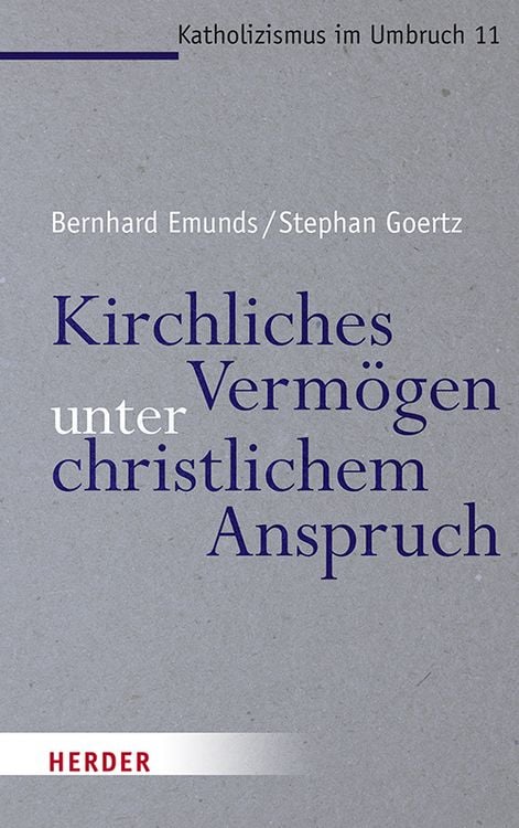 Produktbild: Kirchliches Verm&ouml;gen unter christlichem Anspruch