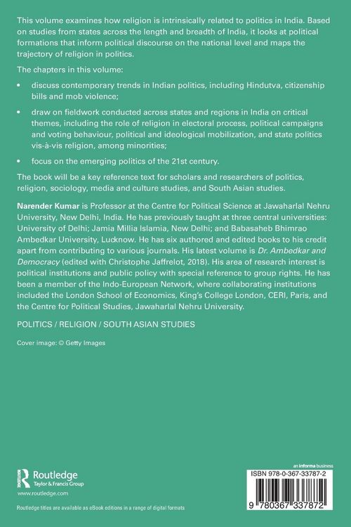 Produktbild: Politics and Religion in India