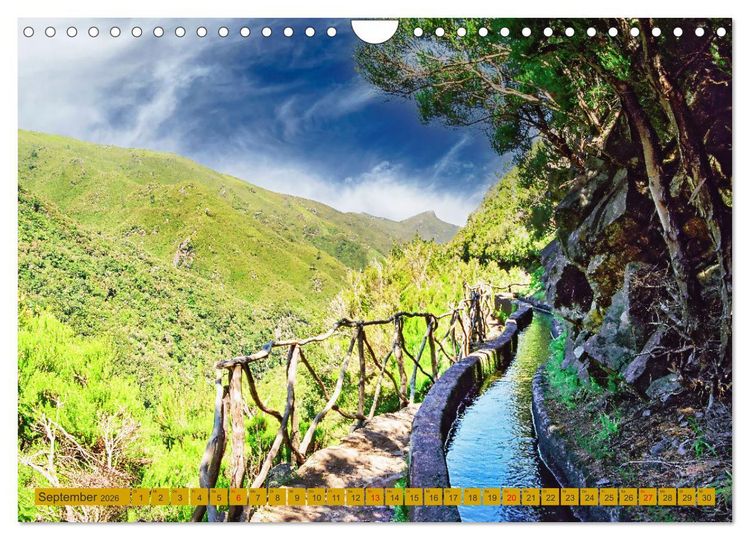 Produktbild: Madeira, Insel im ewigen Fr&uuml;hling (Wandkalender 2026 DIN A4 quer), CALVENDO Monatskalender