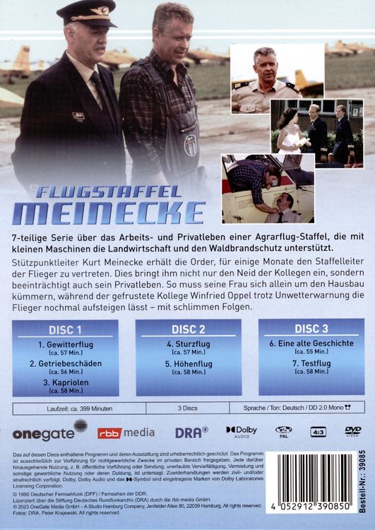 Produktbild: Flugstaffel Meinecke (DDR TV-Archiv) [3 DVDs]