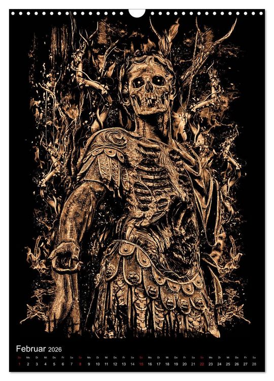 Produktbild: BLOODBOY/FEAR ILLUSTRATION (Wandkalender 2026 DIN A3 hoch), CALVENDO Monatskalender