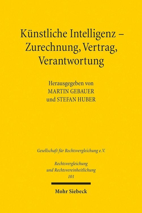 Produktbild: K&uuml;nstliche Intelligenz - Zurechnung, Vertrag, Verantwortung