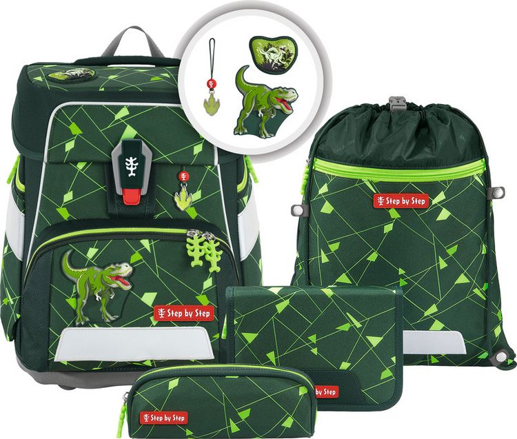 Produktbild: STEP BY STEP&reg; Schulrucksack-Set Space Shine 5teilig Special Edition, Dino Night Tyro