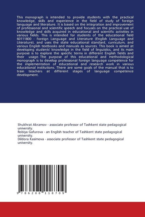 Produktbild: English for specific purposes