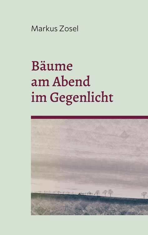 Produktbild: B&auml;ume am Abend im Gegenlicht