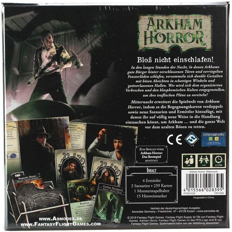 Produktbild: Arkham Horror 3. Edition - Mitternacht DE