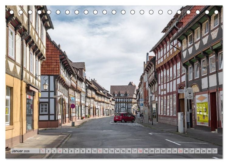 Produktbild: Historisches Fachwerk - Stadt Einbeck (Tischkalender 2026 DIN A5 quer), CALVENDO Monatskalender
