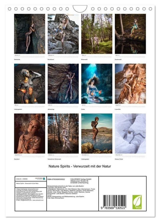 Produktbild: Nature Spirits - Verwurzelt mit der Natur (Wandkalender 2027 DIN A4 hoch), CALVENDO Monatskalender