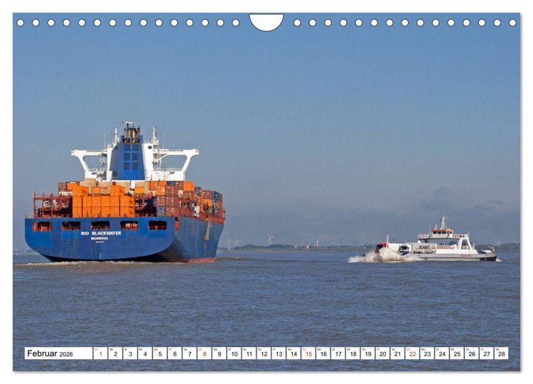 Produktbild: Die Nordsee zwischen Stade und Pellworm (Wandkalender 2026 DIN A4 quer), CALVENDO Monatskalender
