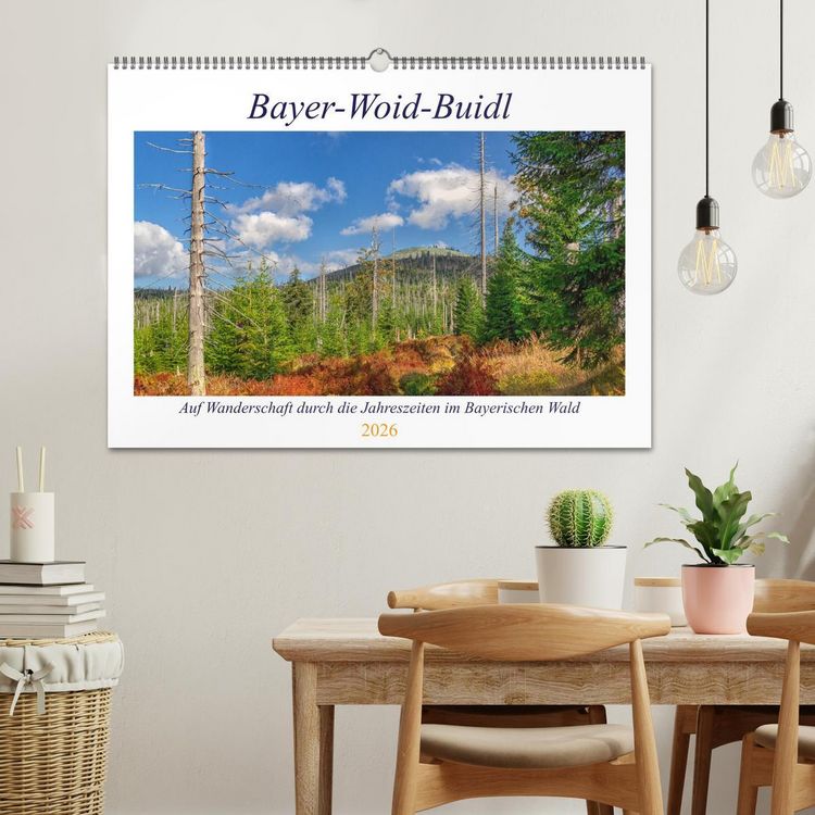 Produktbild: Bayer-Woid-Buidl (Wandkalender 2026 DIN A2 quer), CALVENDO Monatskalender