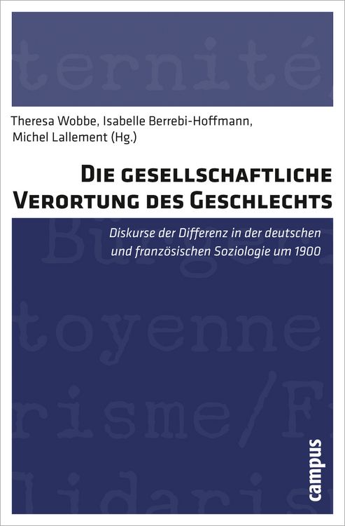 Produktbild: Die gesellschaftliche Verortung des Geschlechts