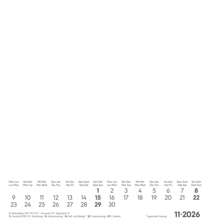 Produktbild: Kreativ-Kalender weiß 2026 - 16x17 cm - Foto, Malen, Basteln - datiert - Kreativkalender - Foto-Kalender - Alpha Edition