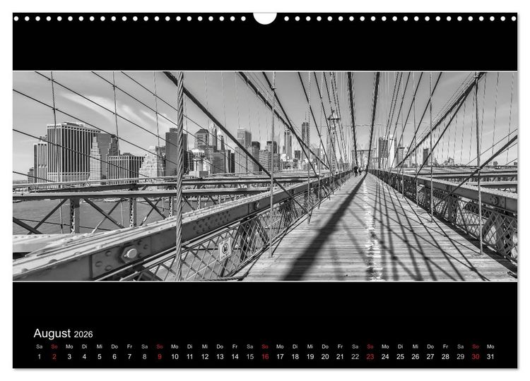 Produktbild: NEW YORK CITY H&ouml;hepunkte im Panoramaformat (Wandkalender 2026 DIN A3 quer), CALVENDO Monatskalender
