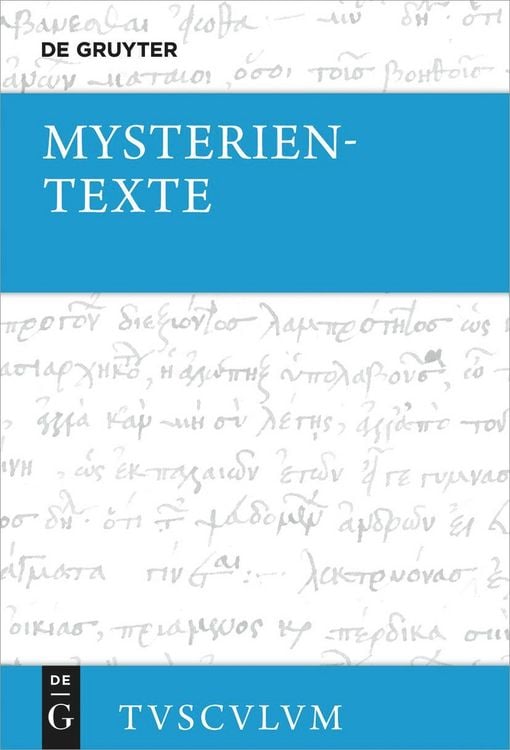 Produktbild: Mysterientexte. Die orphisch-bakchischen Goldpl&auml;ttchen