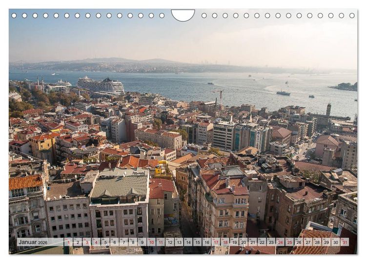 Produktbild: Istanbul - Im Schnittpunkt von Kulturen und Kontinenten (Wandkalender 2026 DIN A4 quer), CALVENDO Monatskalender