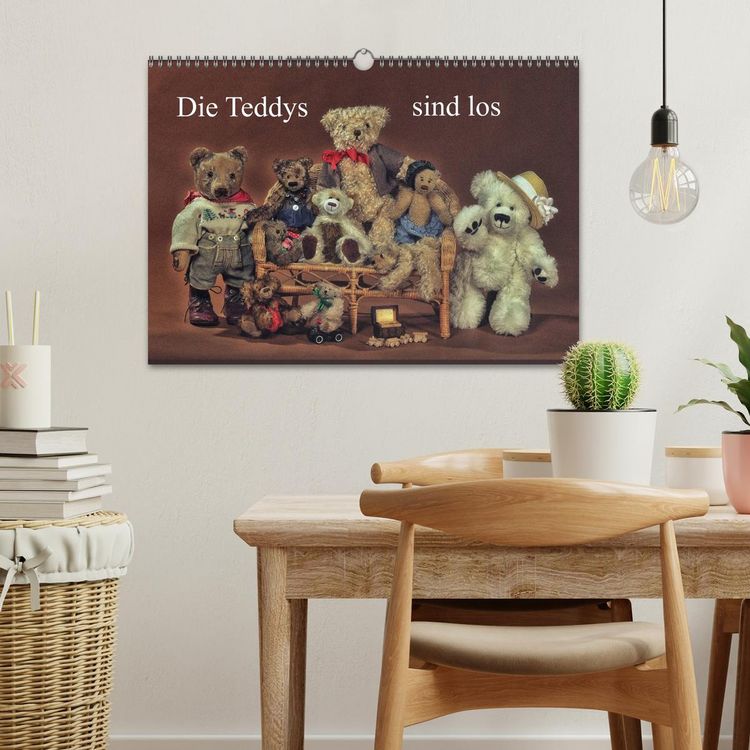 Produktbild: Die Teddys sind los (Wandkalender 2026 DIN A3 quer), CALVENDO Monatskalender