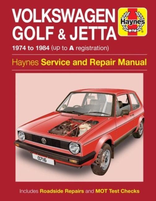Produktbild: VW Golf & Jetta Mk 1 Petrol 1.1 & 1.3 (74 - 84) Haynes Repair Manual