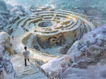 Produktbild: CALVENDO Puzzle Treppenlabyrinthe | 1000 Teile Lege-Gr&ouml;&szlig;e 64x48cm Foto-Puzzle f&uuml;r gl&uuml;ckliche Stunden