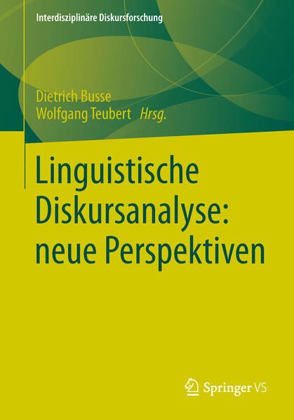 Produktbild: Linguistische Diskursanalyse: neue Perspektiven