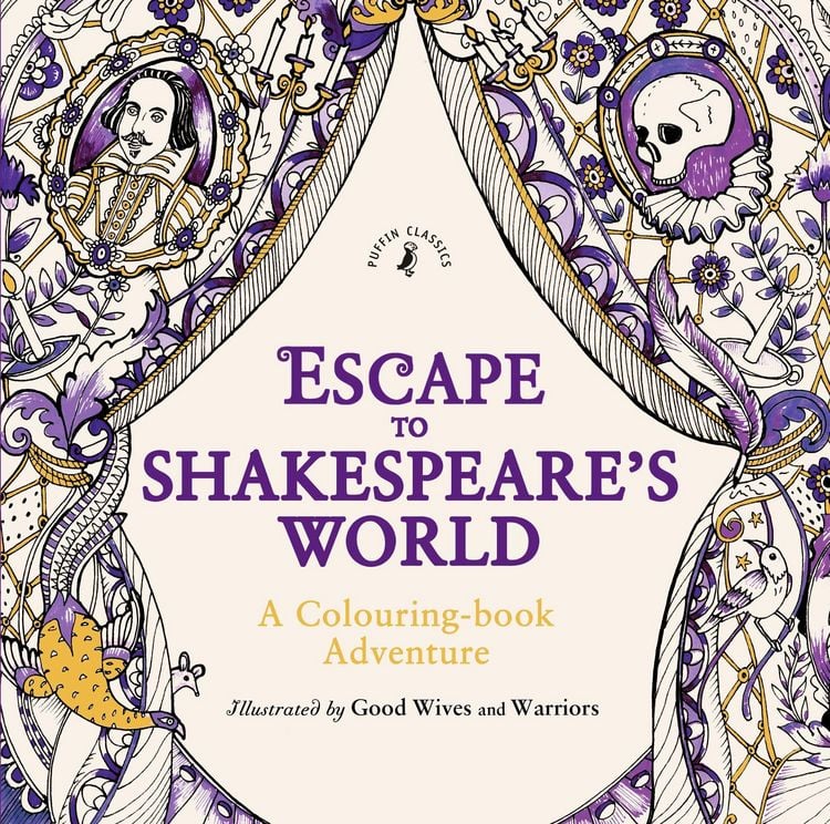 Produktbild: Escape to Shakespeare's World: A Colouring Book Adventure