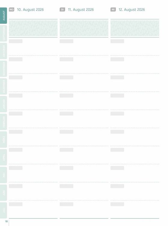 Produktbild: Mein Lehrerplaner A5+ &ndash; Ringbindung &ndash; Lehrerkalender f&uuml;r das Schuljahr 2026/2027 &ndash; Bl&auml;ttermeer