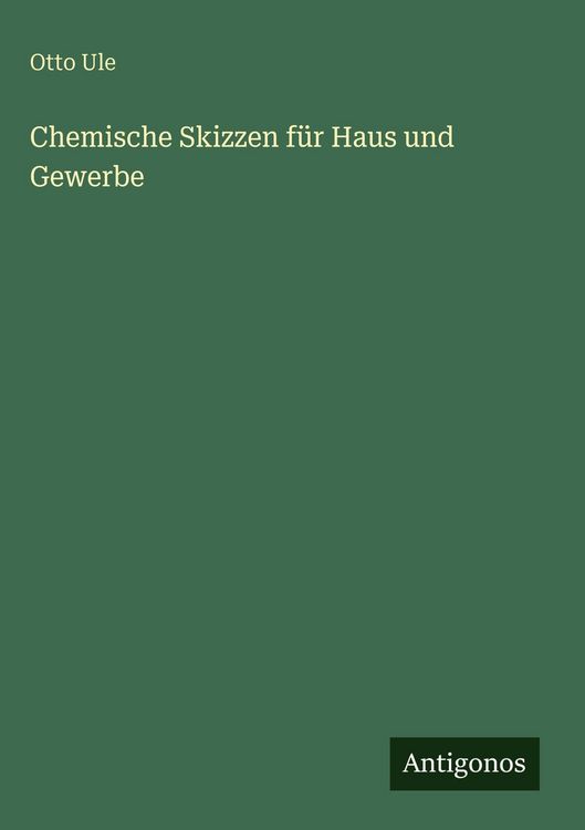 Produktbild: Chemische Skizzen f&uuml;r Haus und Gewerbe