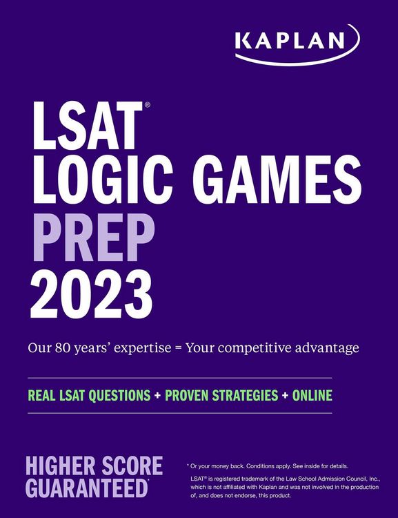 Produktbild: Kaplan Test Prep: LSAT Logic Games Prep 2023: Real LSAT Ques