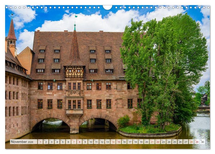 Produktbild: N&uuml;rnberg Impressionen (Wandkalender 2026 DIN A3 quer), CALVENDO Monatskalender