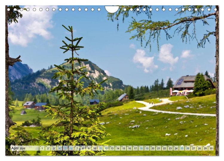 Produktbild: &Ouml;sterreich Berg und See (Wandkalender 2026 DIN A4 quer), CALVENDO Monatskalender