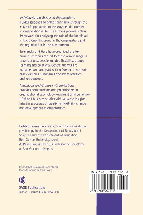 Produktbild: Individuals and Groups in Organizations