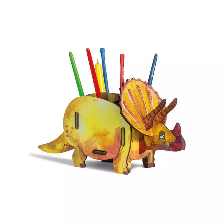 Produktbild: Werkhaus Stiftebox Dino Triceratops